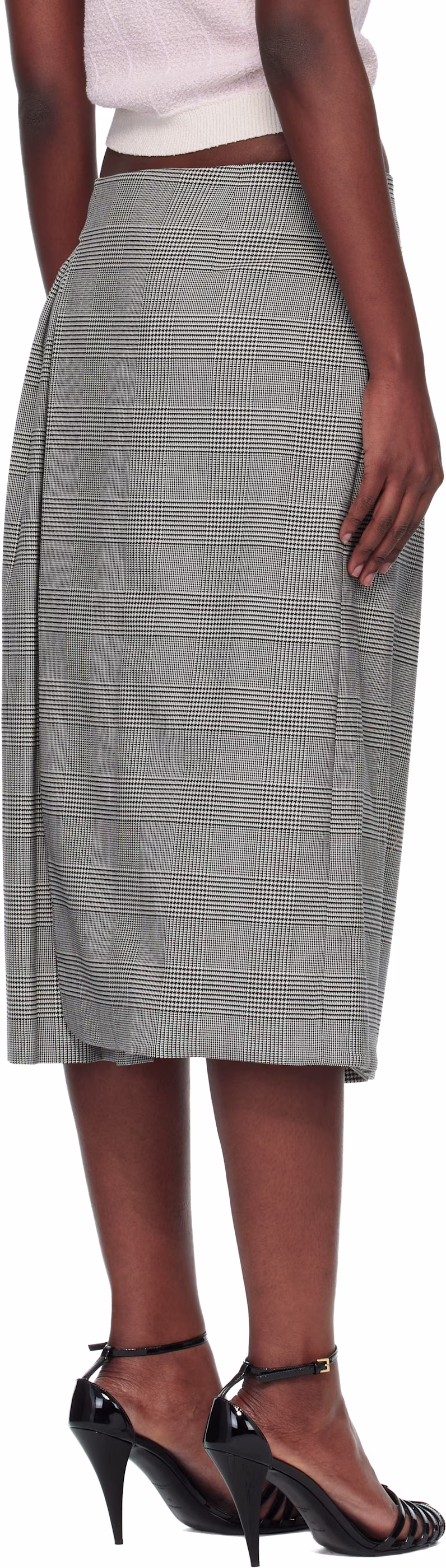 balmain-black-and-white-prince-of-wales-jacquard-midi-skirt (2)